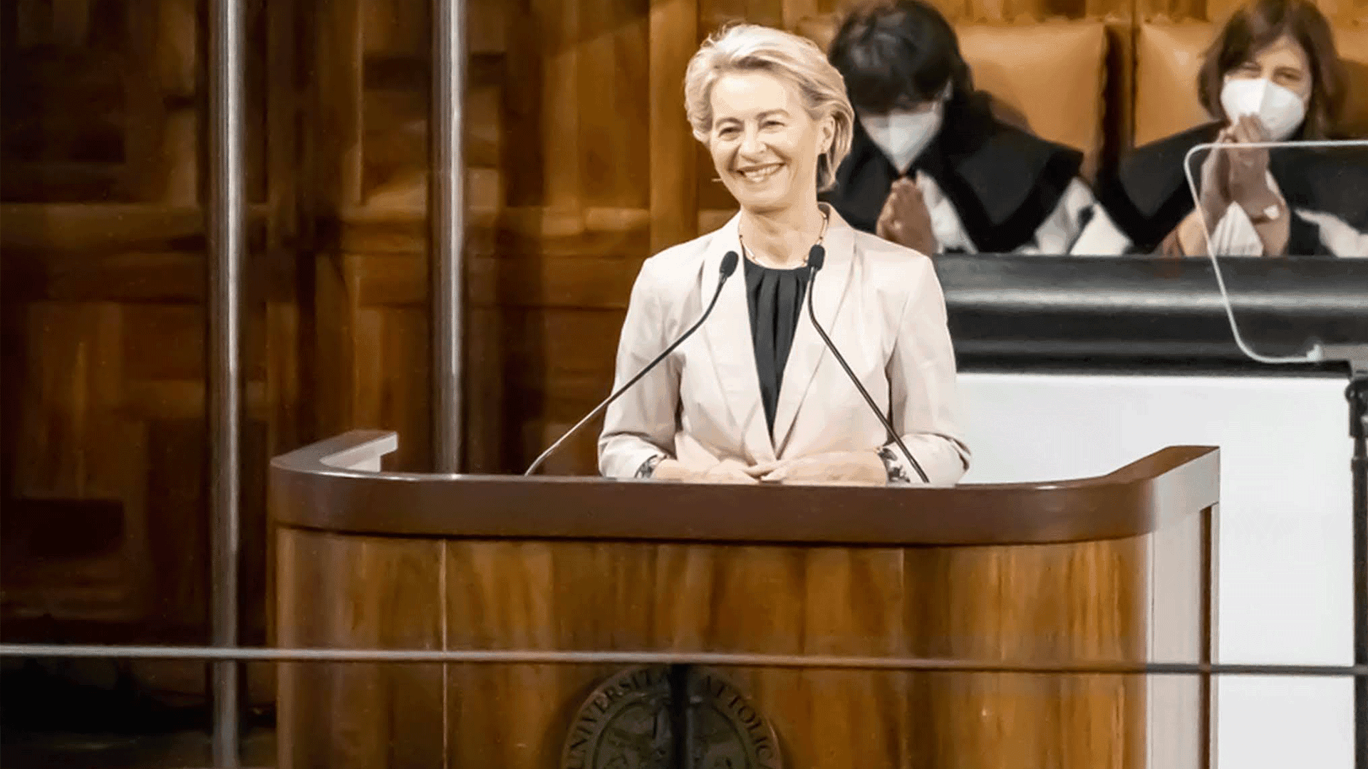 Inaugurazione anno accademico 21-22: il discorso di Ursula Von der Leyen