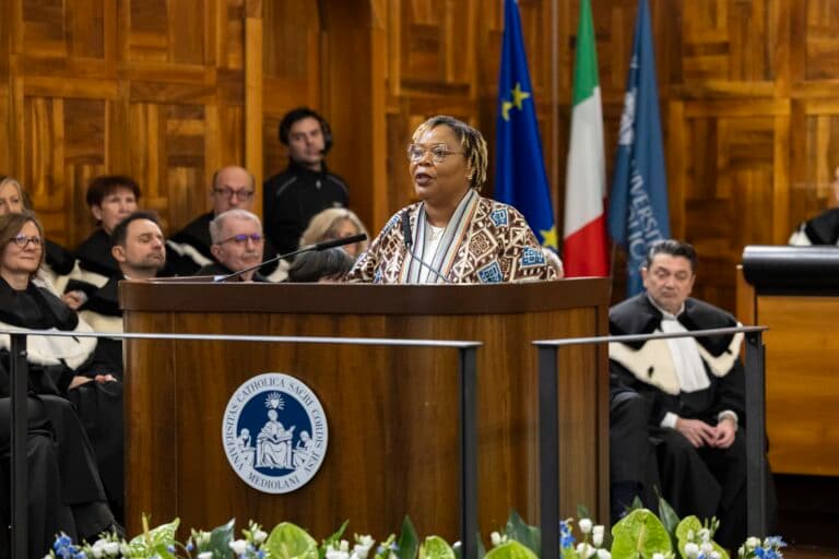 Cover Image for Inaugurazione Anno Accademico 2024/2025. Il discorso integrale di Leymah Gbowee