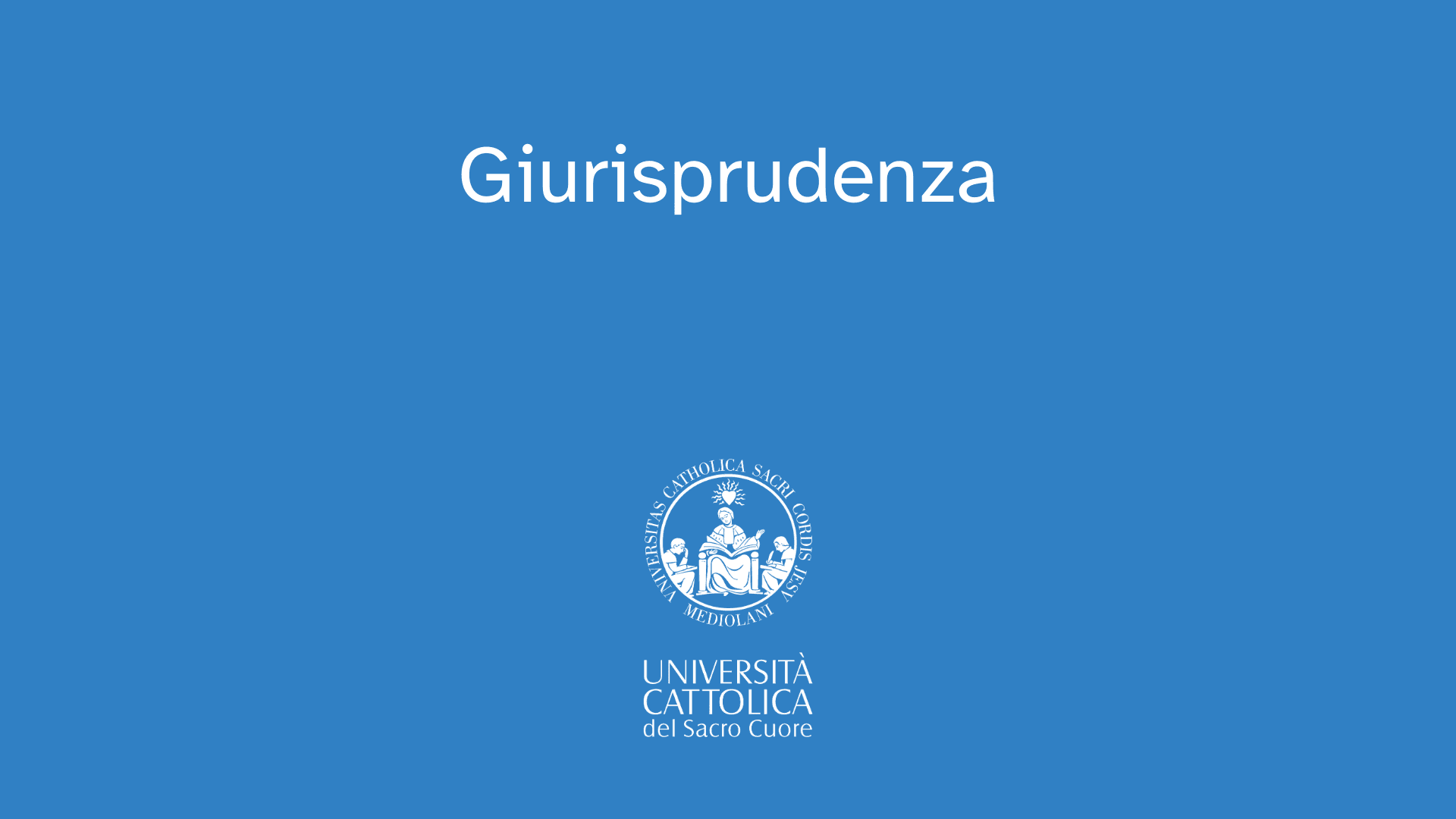 Perché studiare Giurisprudenza in Cattolica