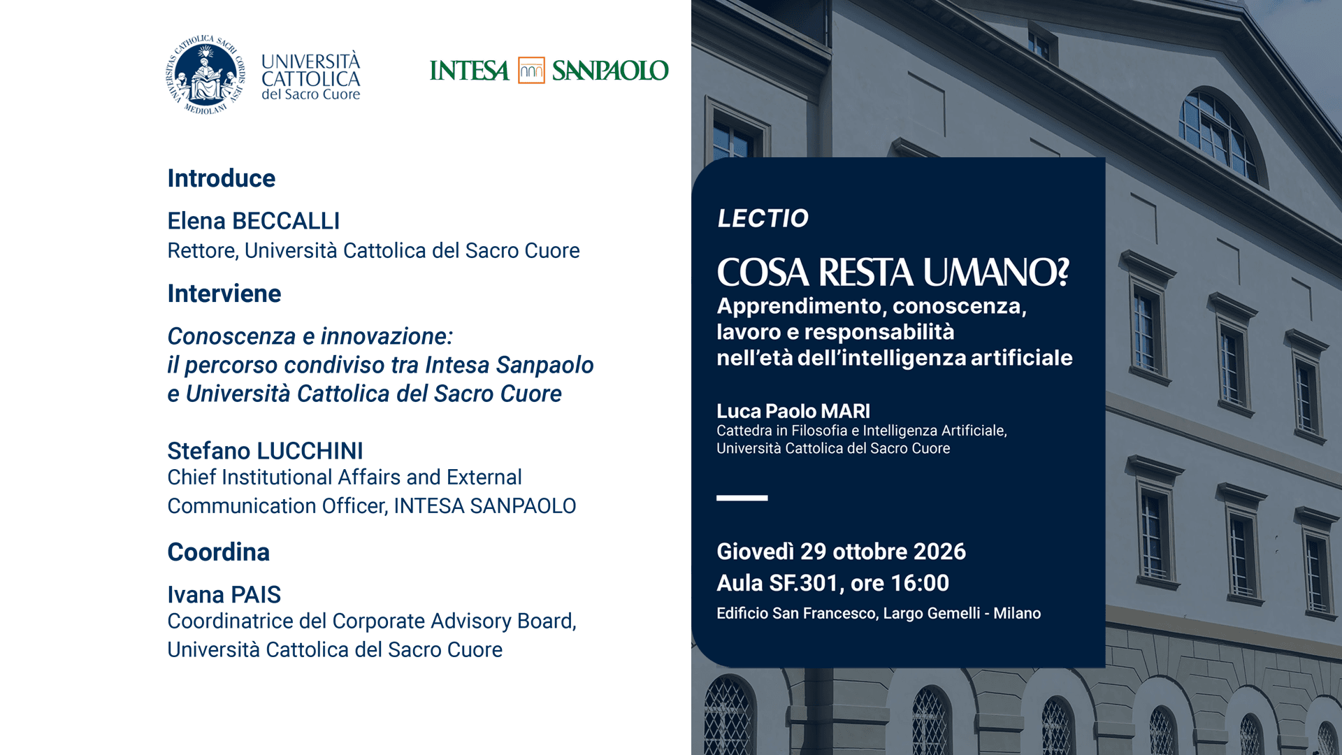 Cosa resta umano?